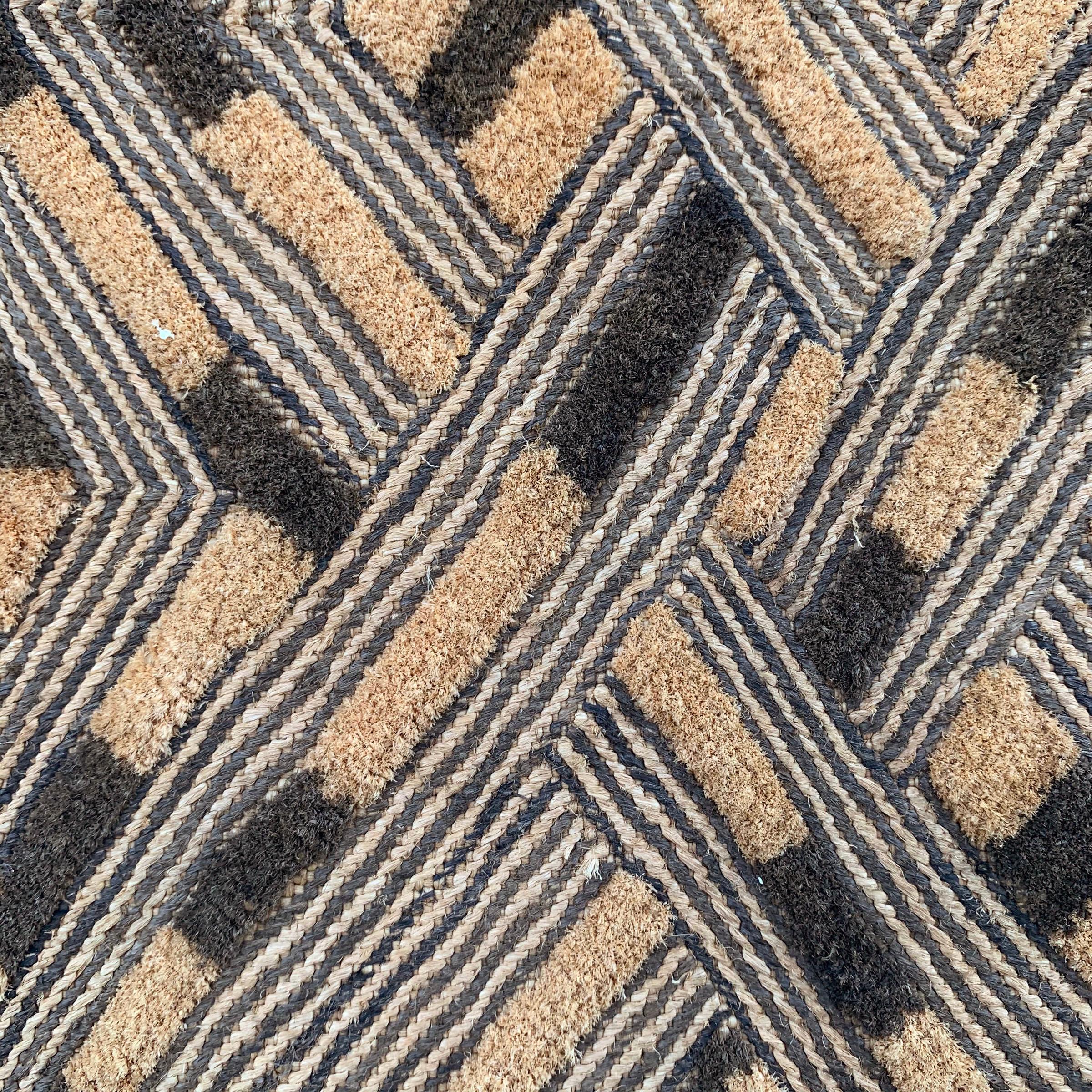 Tribal Mounted Kuba Cloth Panel