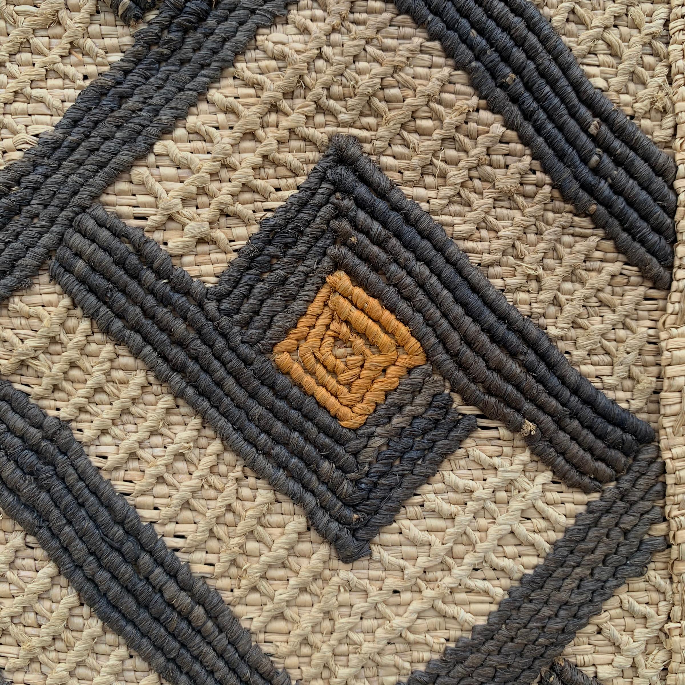 Mounted Kuba Cloth Panel 1