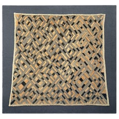 Mounted Kuba Cloth Panel