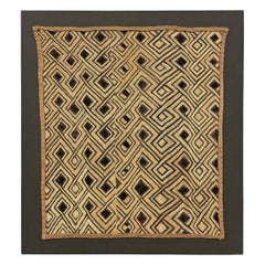 Mounted Kuba Cloth Panel