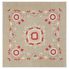Mounted Late 19th Century American Appliqué Textile
