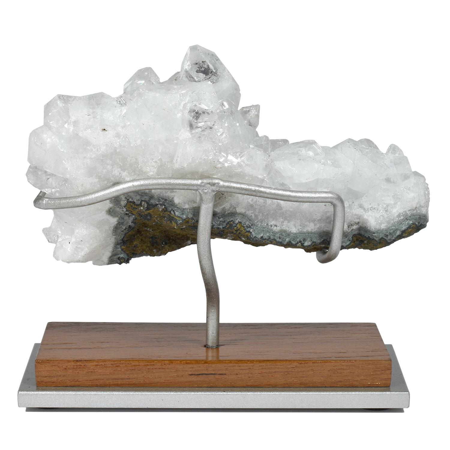Other Mounted Naturally-Formed Indian Mineral Clear Apophyllite For Sale