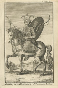 Soldat perse monté - Costume militaire safavide, c.1730