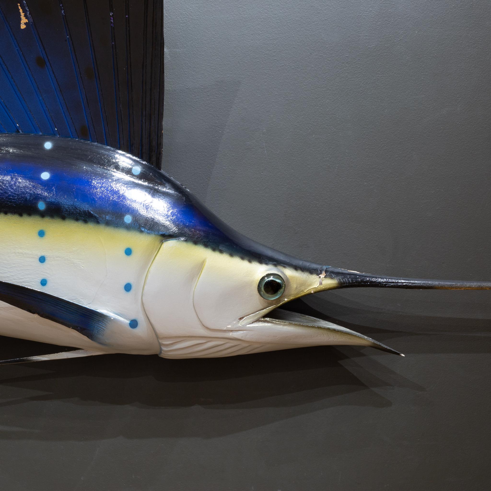 Industriel Taxidermie de voilier monté c.I.C. c.1970 en vente