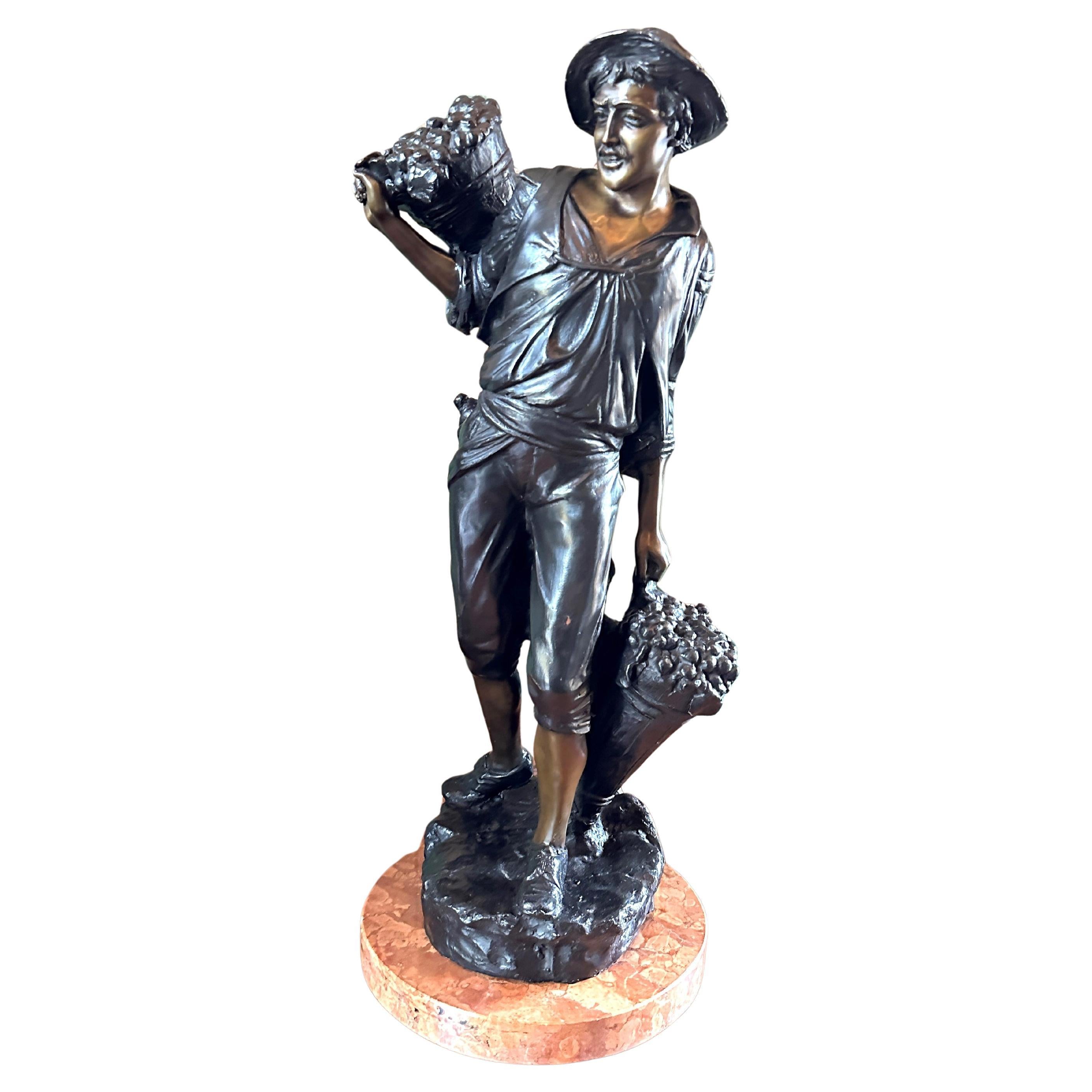 Mounted Sculpture Bust Bronze on Marble Base Bibelot Decorative Center Art Piece . Excellent colors and details decorative hand finished On a Desk as garniture on a mantle fireplace, on a side table or a library , placed on a console or inside a