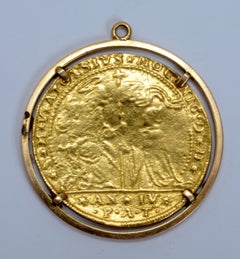 Pièce d'or vénitienne montée vers 1720, 1 Osella - Alvise Mocenigo III