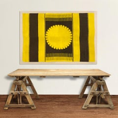 Mounted Vintage Swedish Textile