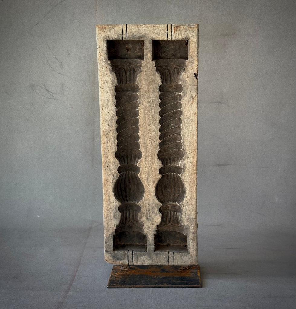 Mounted Wooden Balustrade Molds For Sale 6