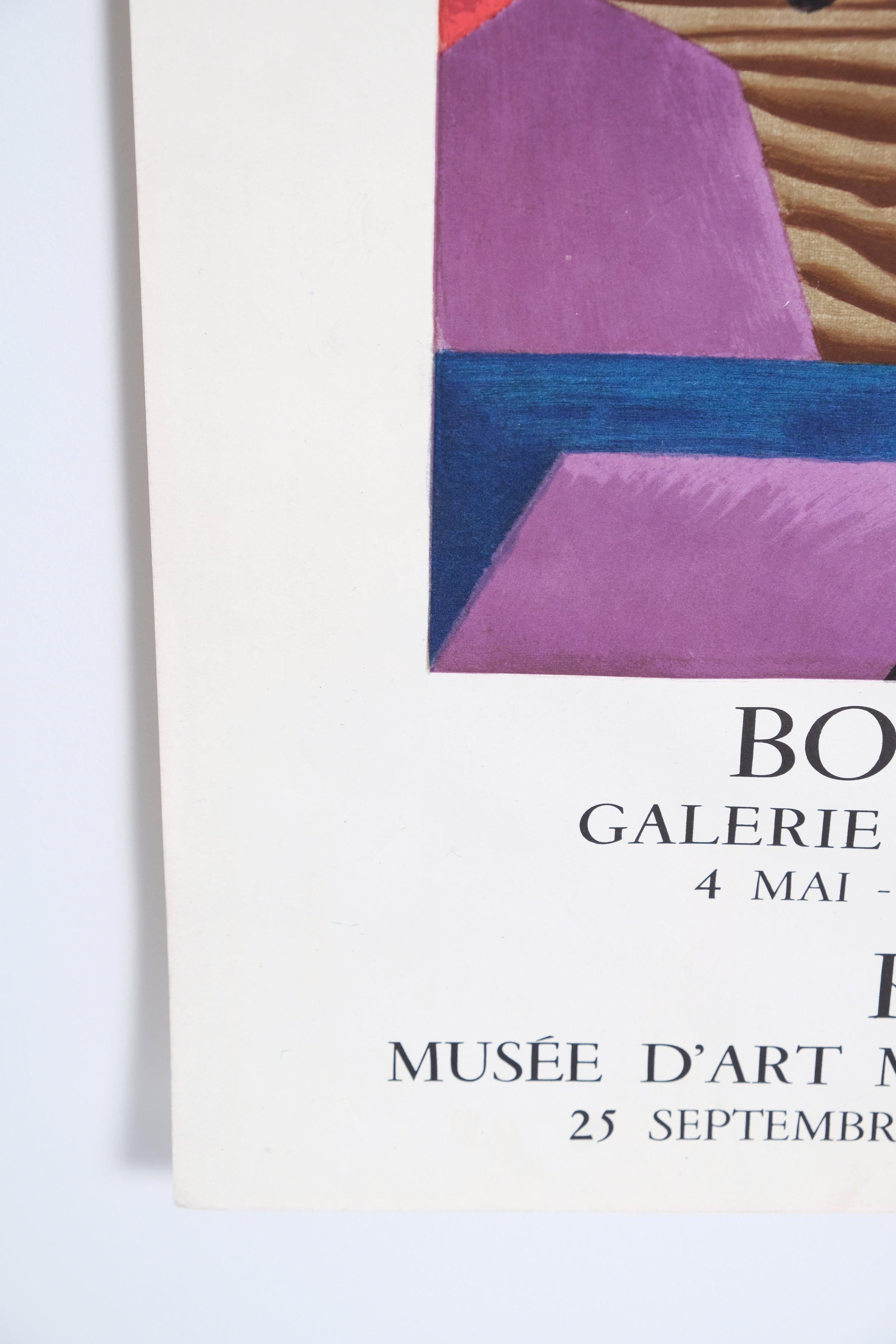 Lithographie de Mourlot : Nature Morte au Livre - Cubistes - Juan Gris 1973 Bon état - En vente à Montréal, QC