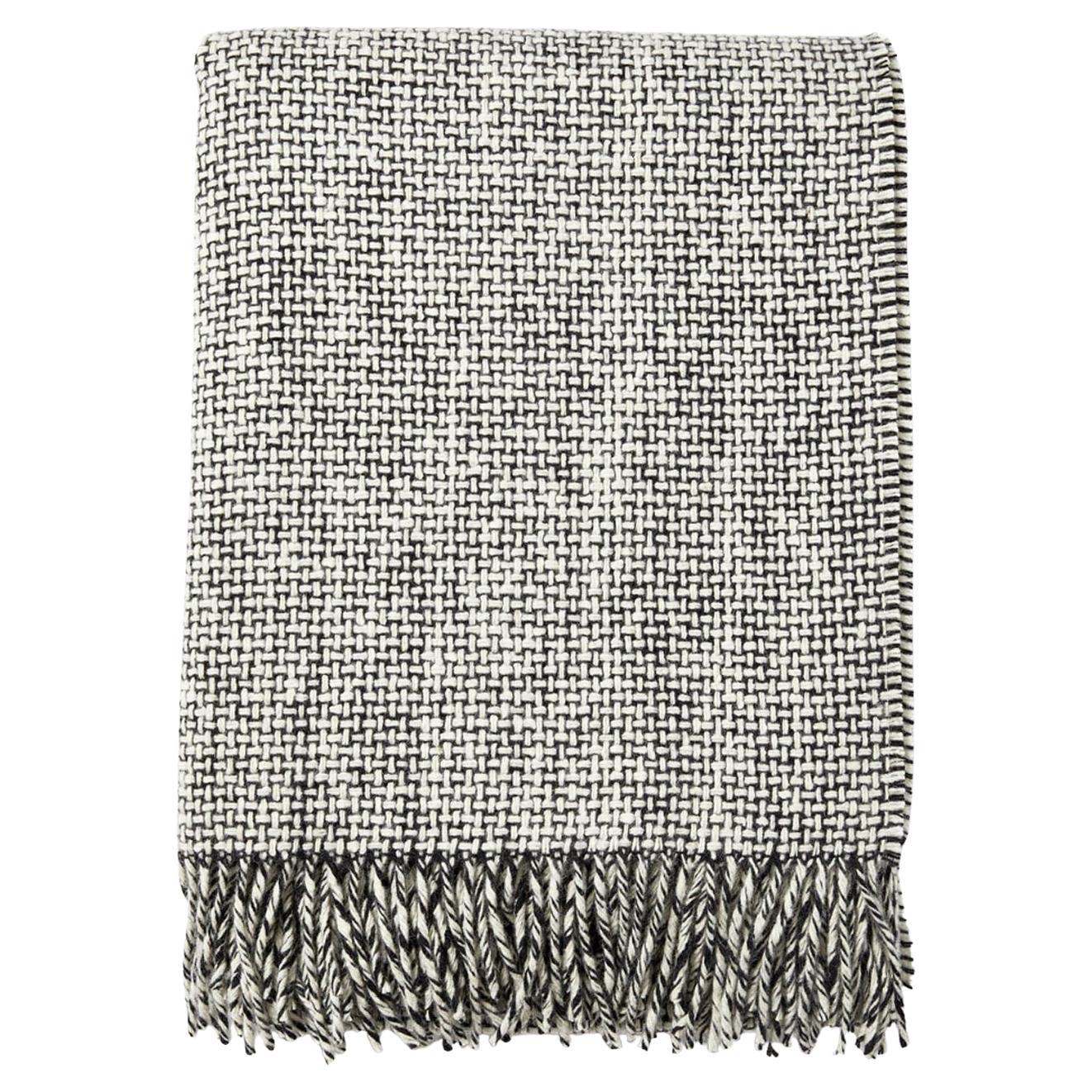 Mourne Textiles, Couverture Tweed Mended - Monochrome IV