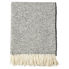 Mourne Textiles, Tweed Emphasize Blanket — Charcoal Grey