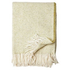 Mourne Textiles, Tweed Emphasize Blanket — Green/Natural