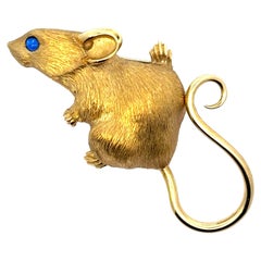 Retro "Mouse" Brooch