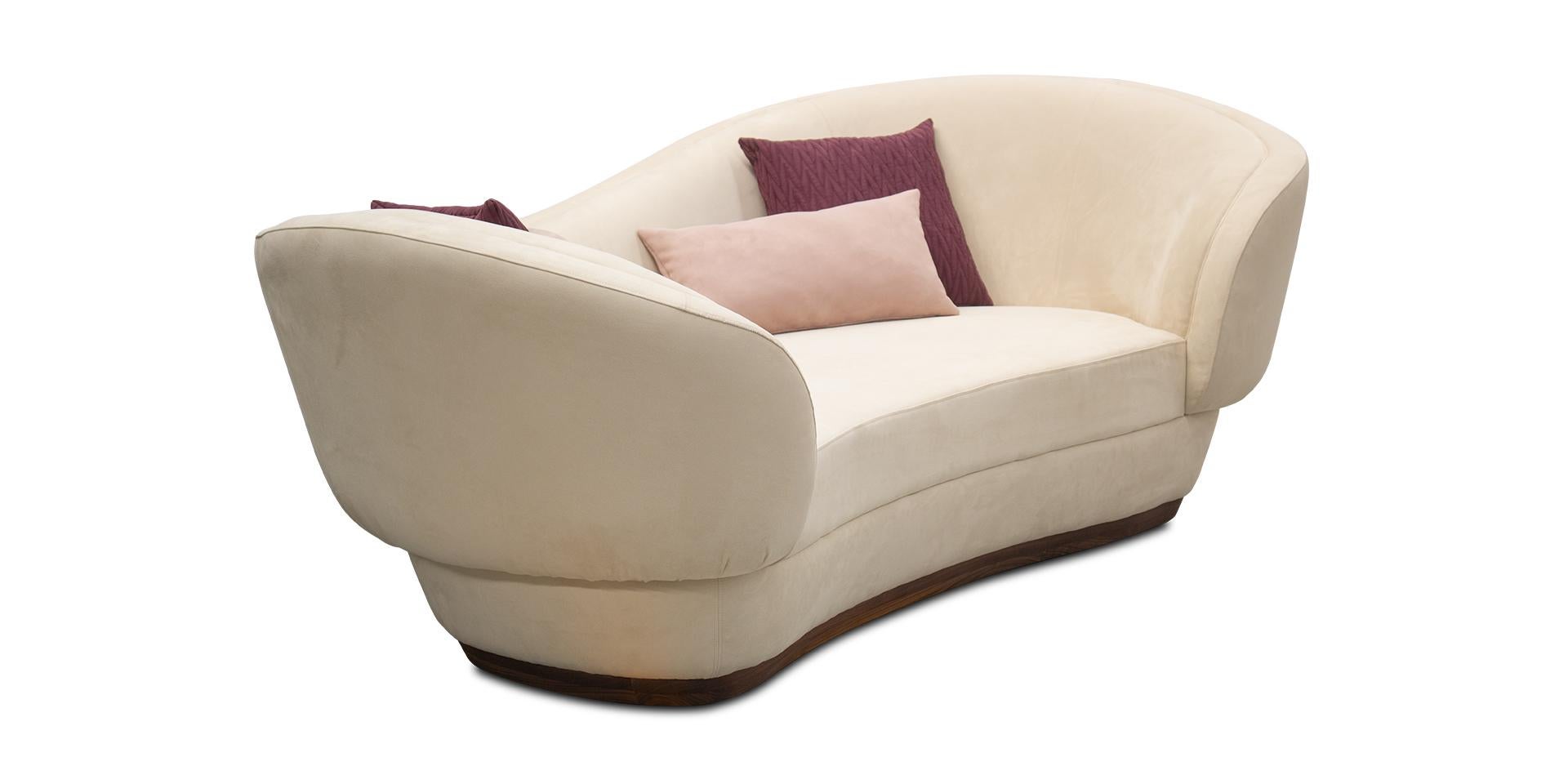 Portuguese Mousgoum Two-Seat Sofa by Alma De Luce For Sale