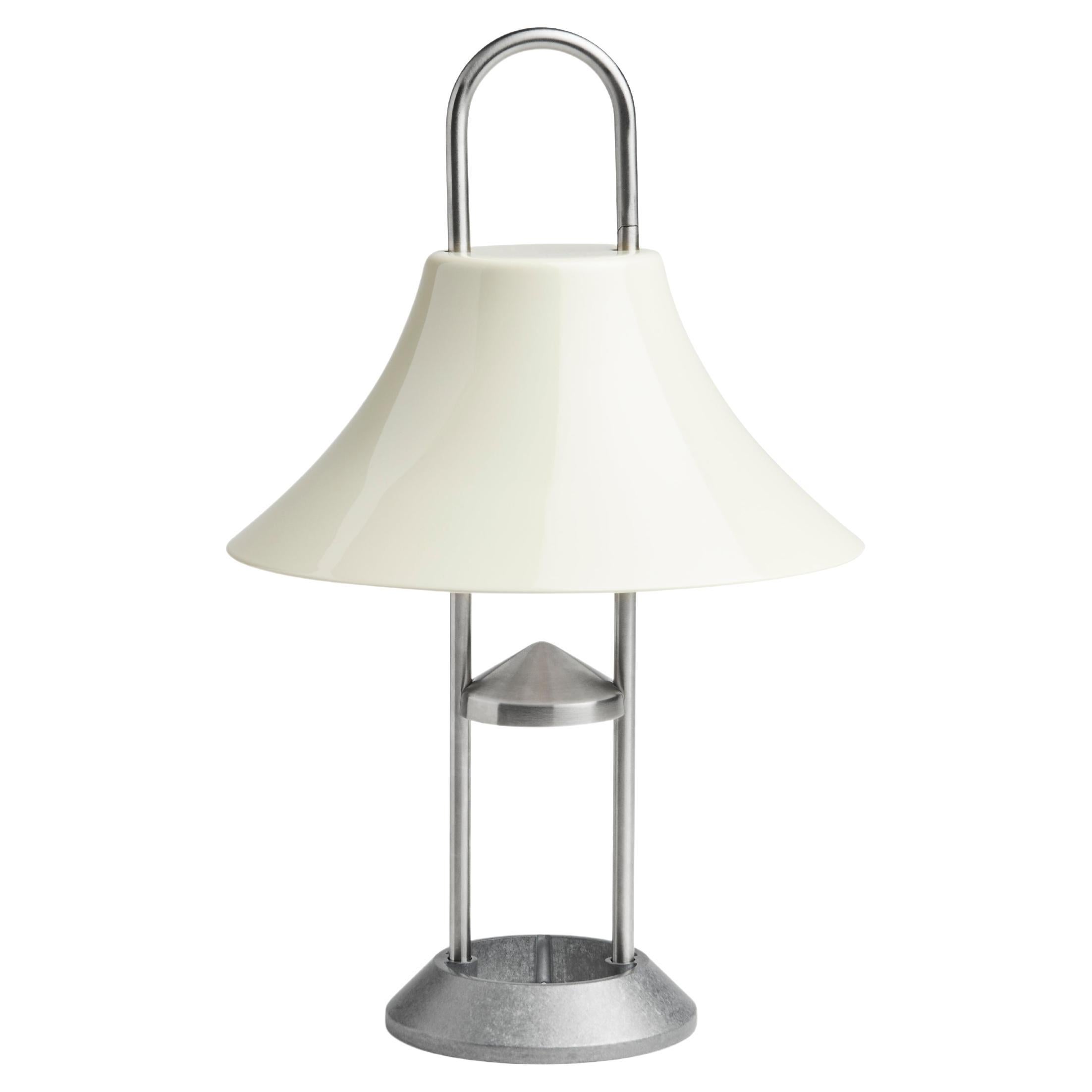 Mousqueton Portable Lamp - Oyster White by Inga Sempé for Hay For Sale