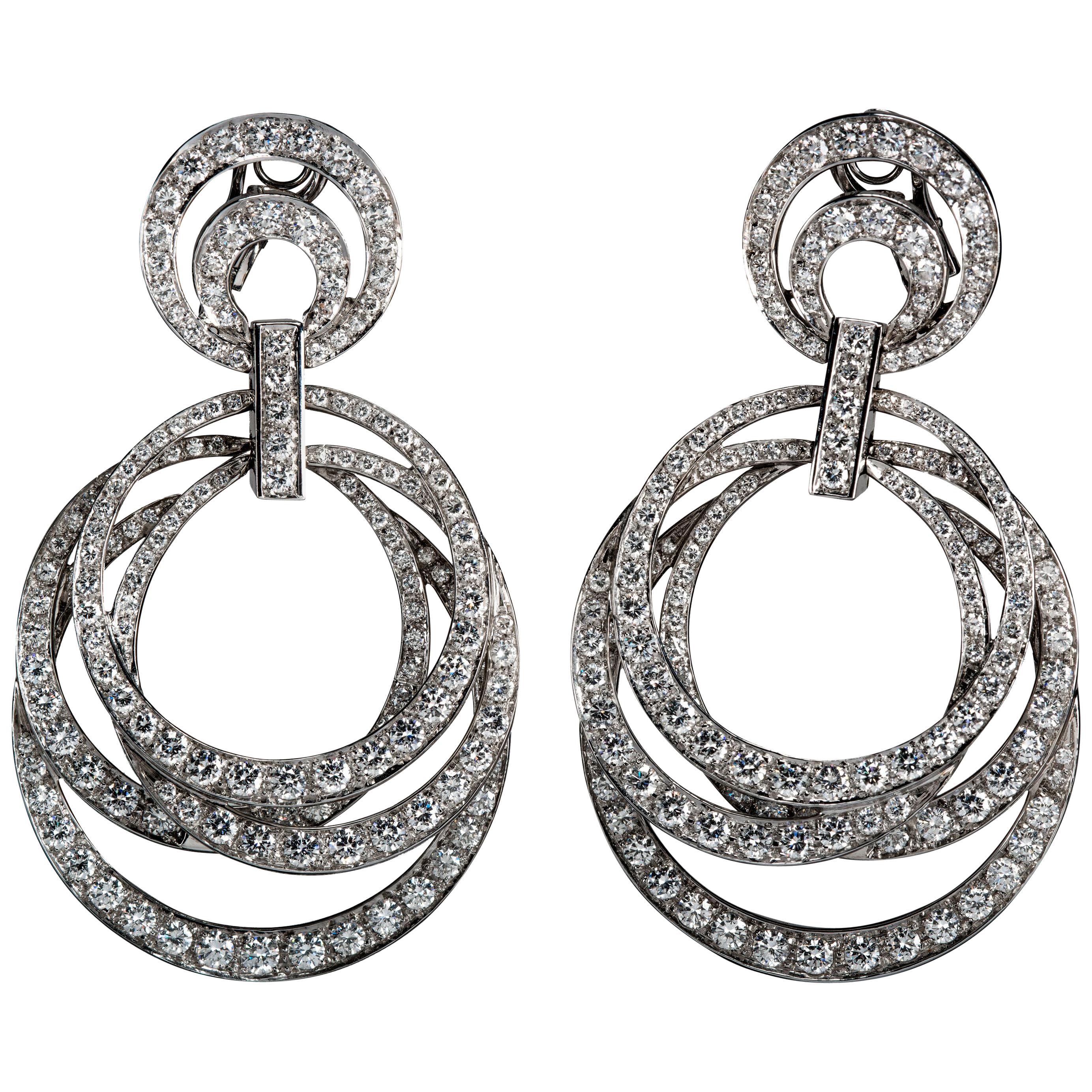 Moussaieff Diamond Multi-Hoop Earrings