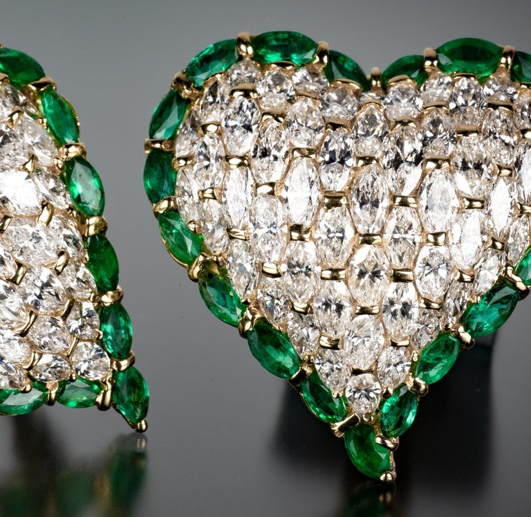 One of the world’s most discreet and exclusive jewelry houses, Moussaieff is renowned for its gem expertise and design acumen. In keeping with the Moussaieff tradition of secrecy and scarcity, these one-of-a-kind diamond heart earrings are among the
