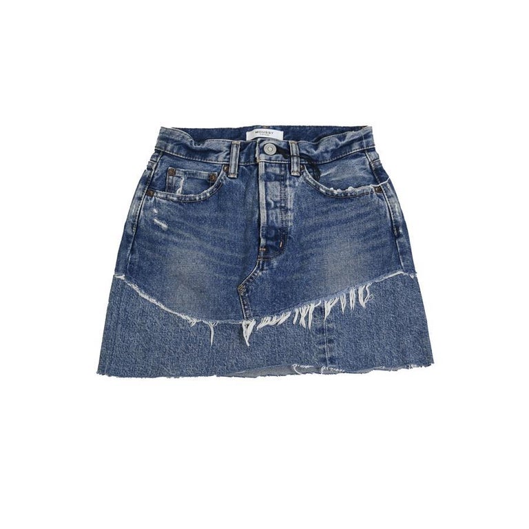 Moussy MV Barclay Skirts Denim, Size 24 For Sale at 1stDibs