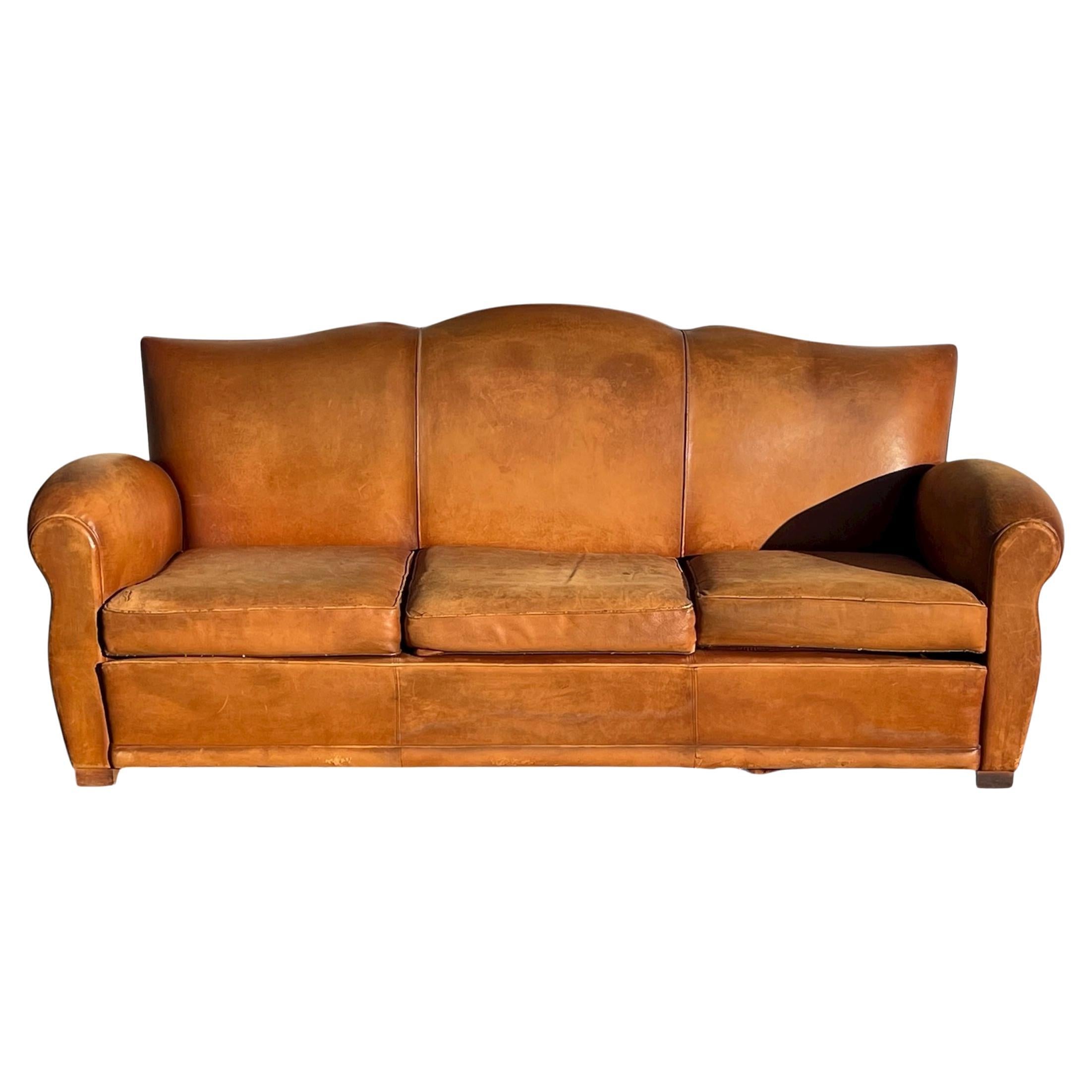 Canapé club 3 places Moustache