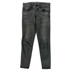 Pantalon en jean skinny gris Mousy Vintage, Taille 27
