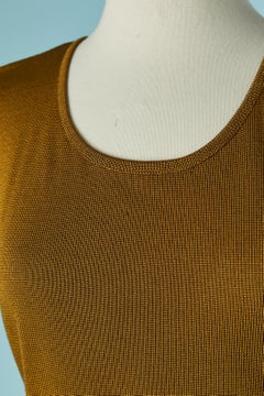 Moutard knit cocktail dress Guy Laroche