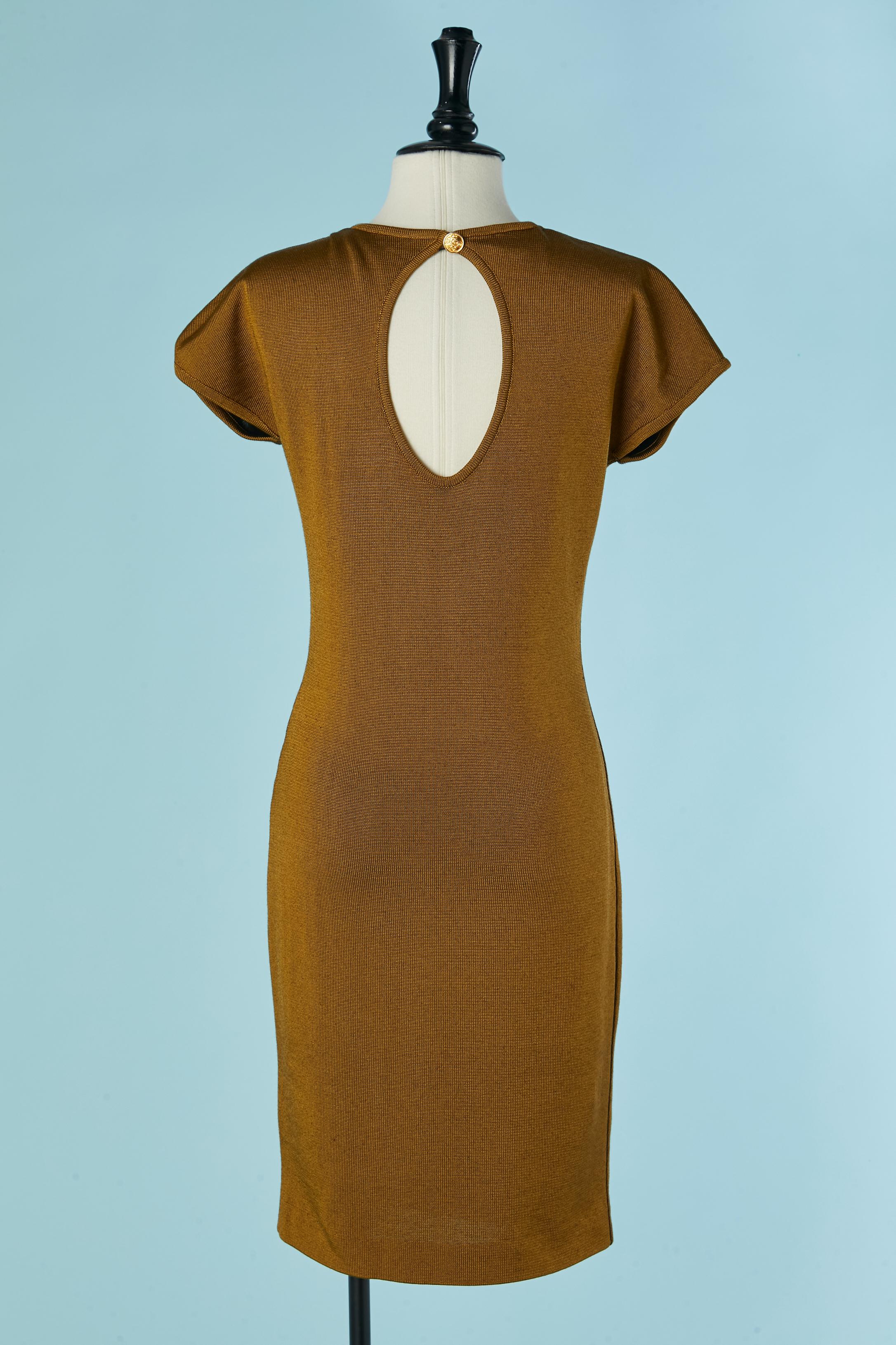 Abito da cocktail in maglia Moutard Guy Laroche In condizioni ottime in vendita a Saint-Ouen-Sur-Seine, FR