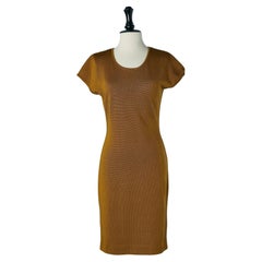 Moutard knit cocktail dress Guy Laroche