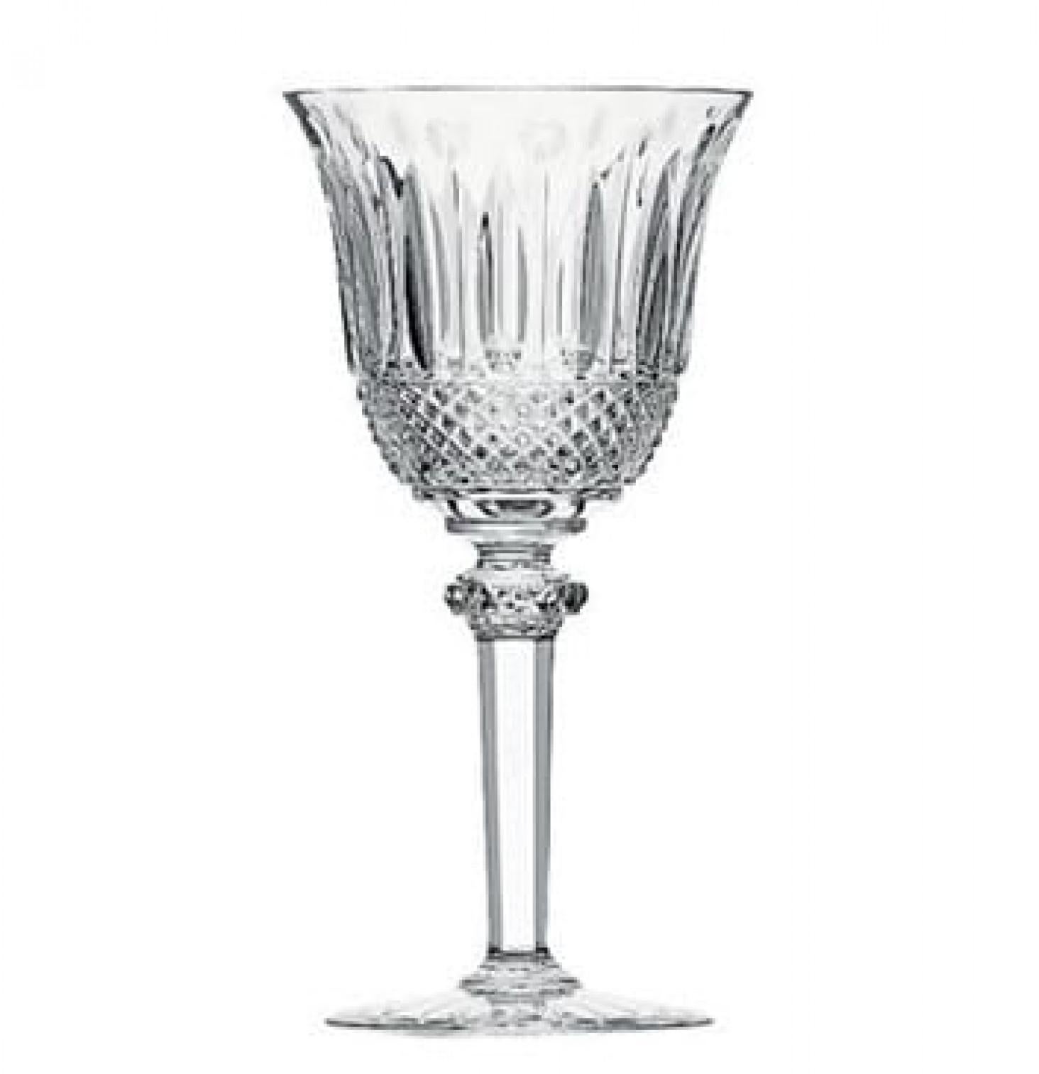 Cristallo Set di 40 bicchieri di cristallo soffiati a bocca e tagliati a mano, Tommy Saint Louis, 1970 in vendita