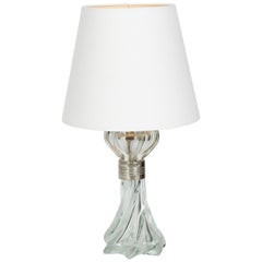 Mouth-blown Crystal Lamp Murano, Italy, 1940