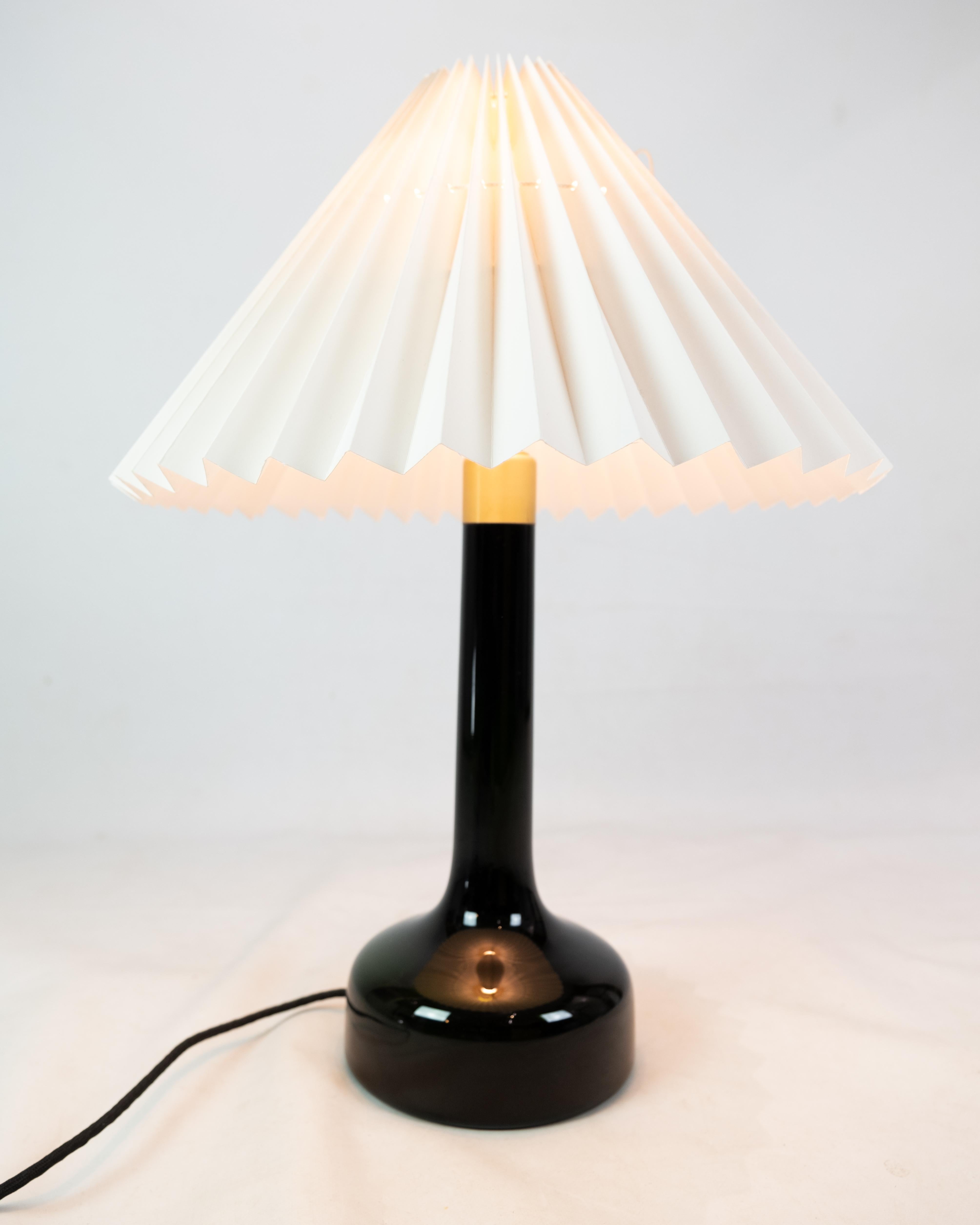 Danish Mouth Blown Glass Table Lamp Model 302 By Billmann-Petersen for Fyens Glasværk For Sale