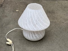 Mouth blown mushroom murano lamp from Italy 1970's, space age design