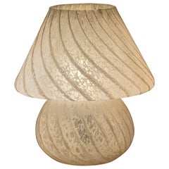 Mouth blown mushroom murano lamp from Italy 1970's, space age design