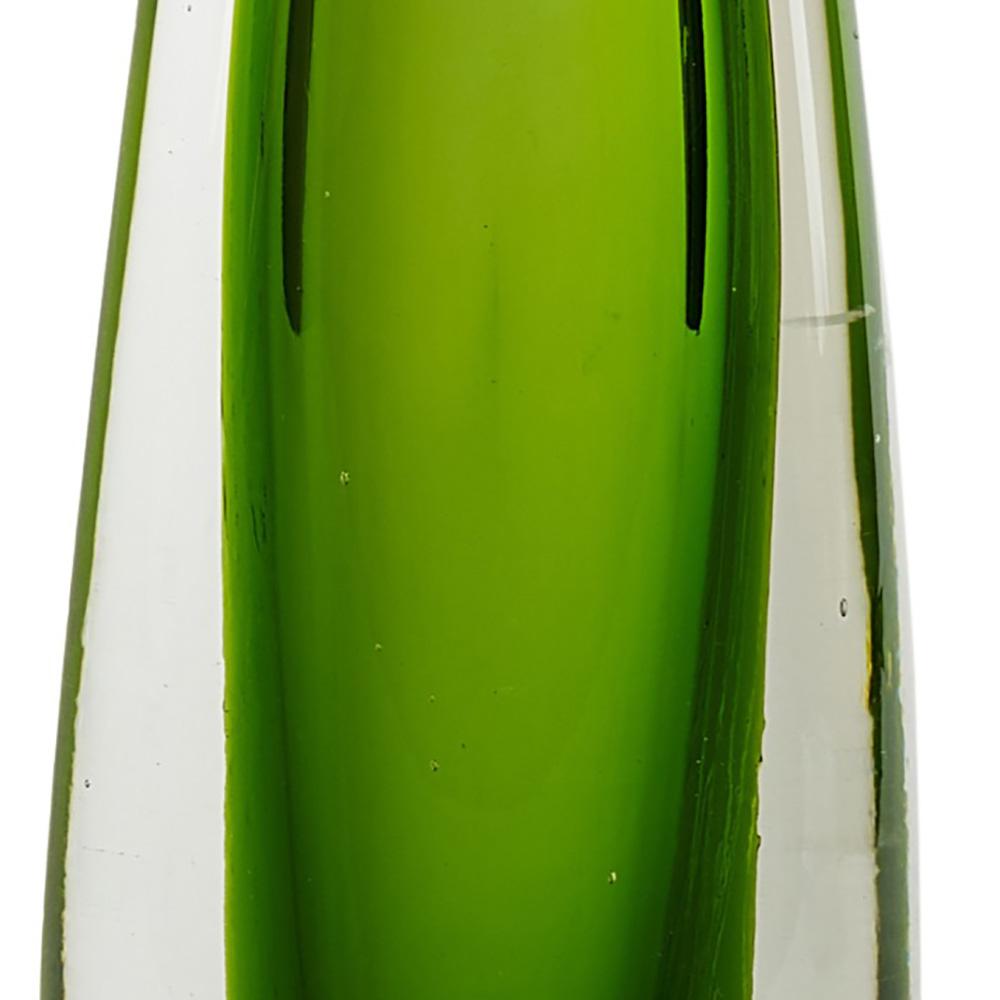 Lampes de table en verre de Murano soufflé à la bouche Sommerso, verre Cristallo et Verde en vente 1