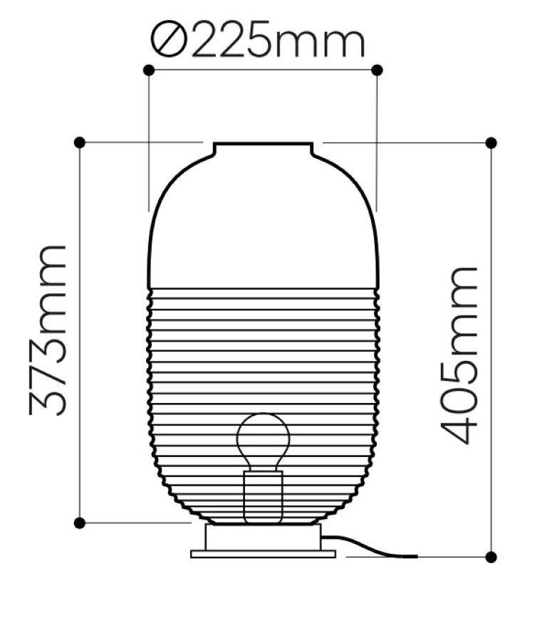 XXIe siècle et contemporain Verre comme papier, grande lampe de table en cristal tchèque fabriquée à la main (version américaine) en vente