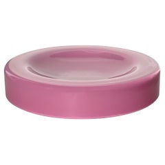 Mouthblown Glass Bowl from Bohemian Crystal, Opal Pink by Ursula Futura