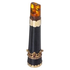 Mouthpiece with Gold and garnets