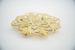 Movable Brass Serving Coaster, circa 1930s