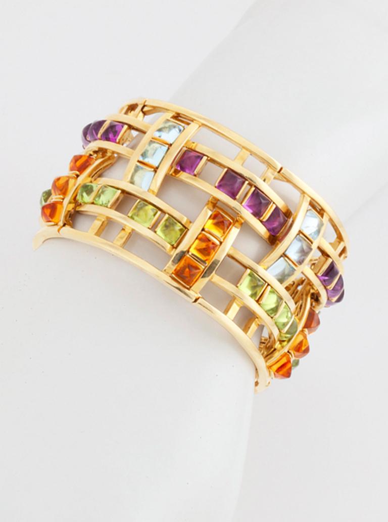 abacus bracelet gold