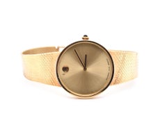 Movado 14 Karat Yellow Gold Vintage Museum Zenith