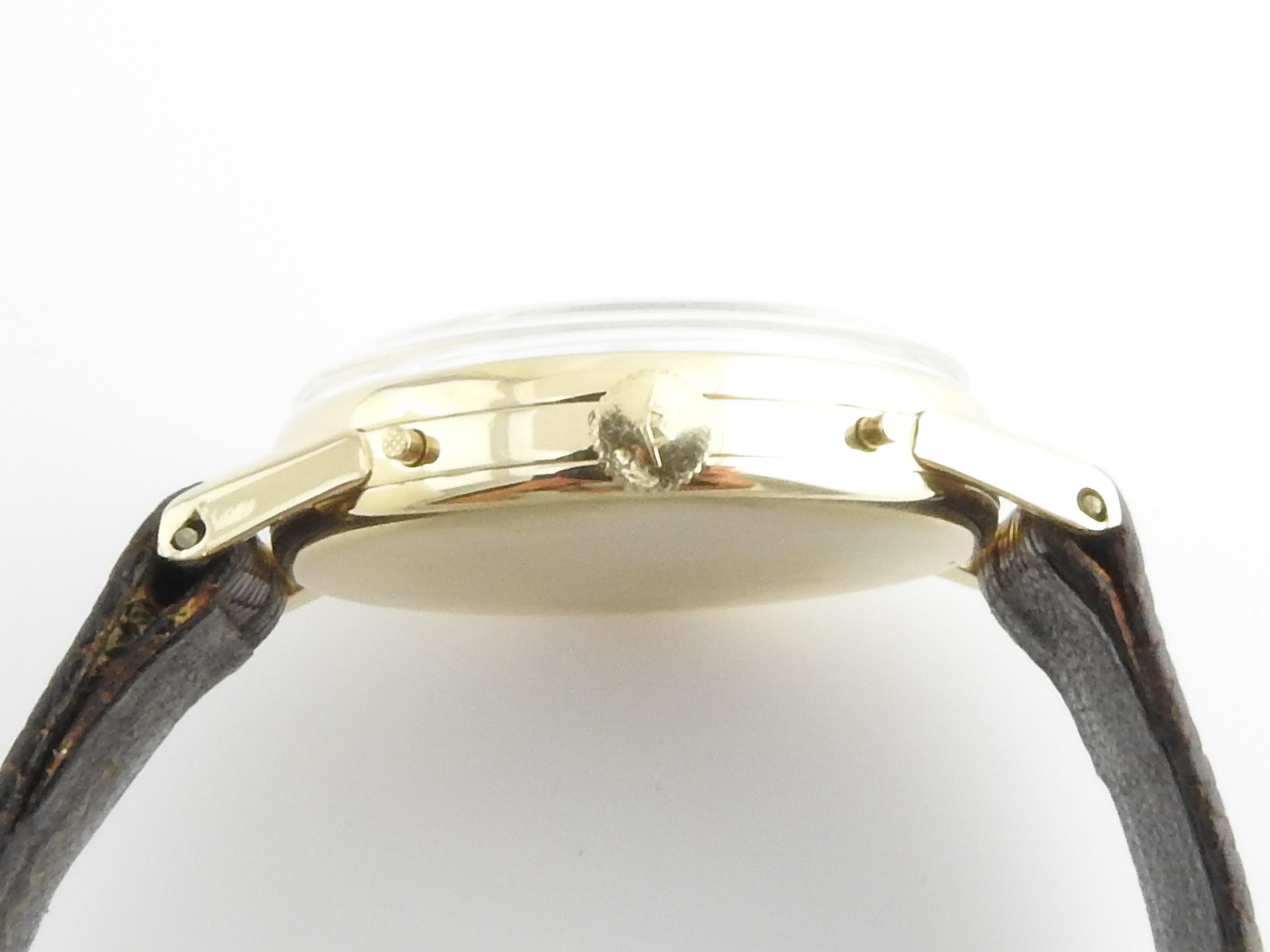 movado 14k gold watch vintage