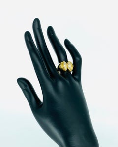 Movado Bague en or 18 carats et grappe de diamants de 0,90 carat de pureté F-G/VS