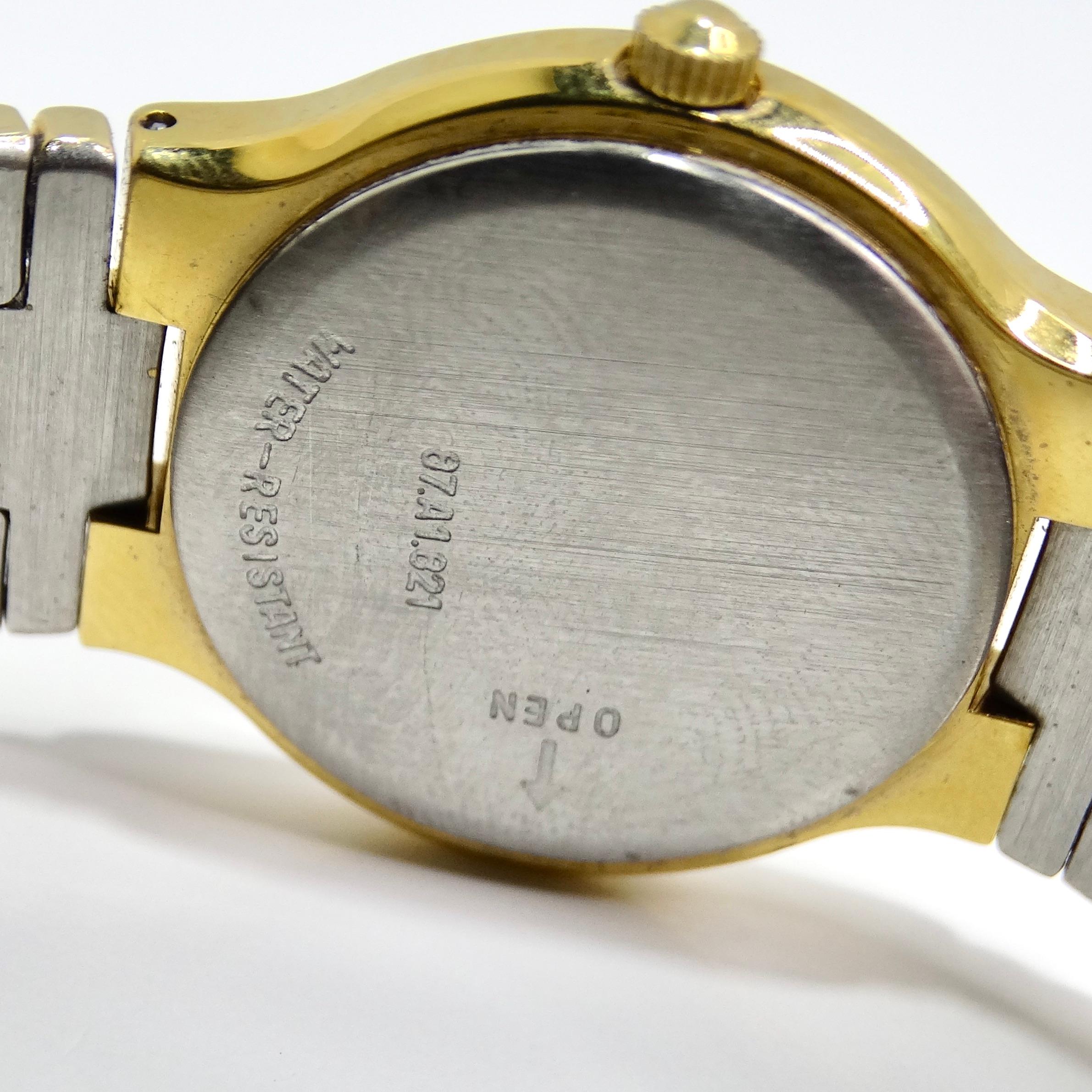 Movado 18K Gold Plated Watch For Sale 4