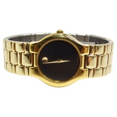 Reloj Movado chapado en oro de 18 quilates