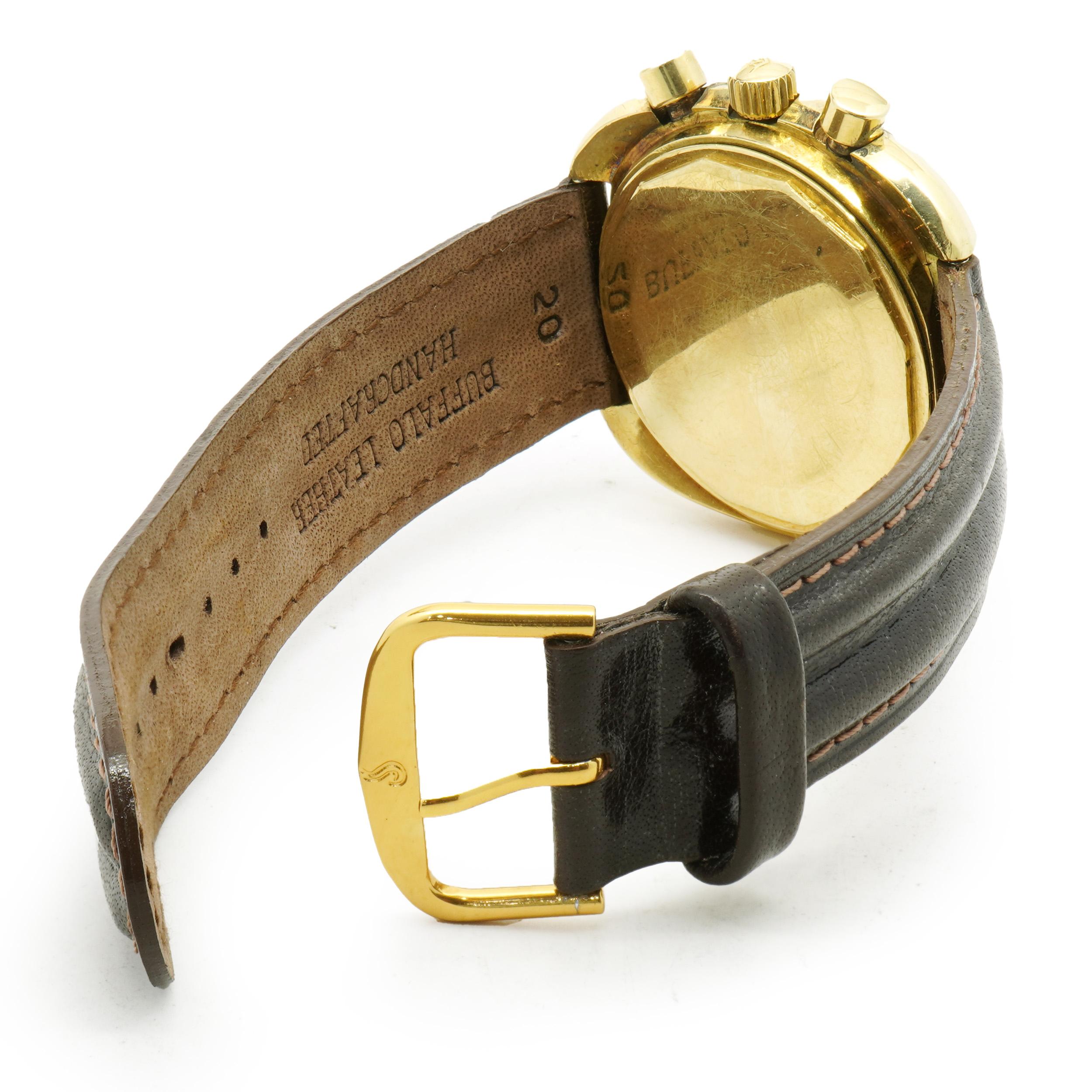 Men's Movado 18k Yellow Gold Datron HS 360