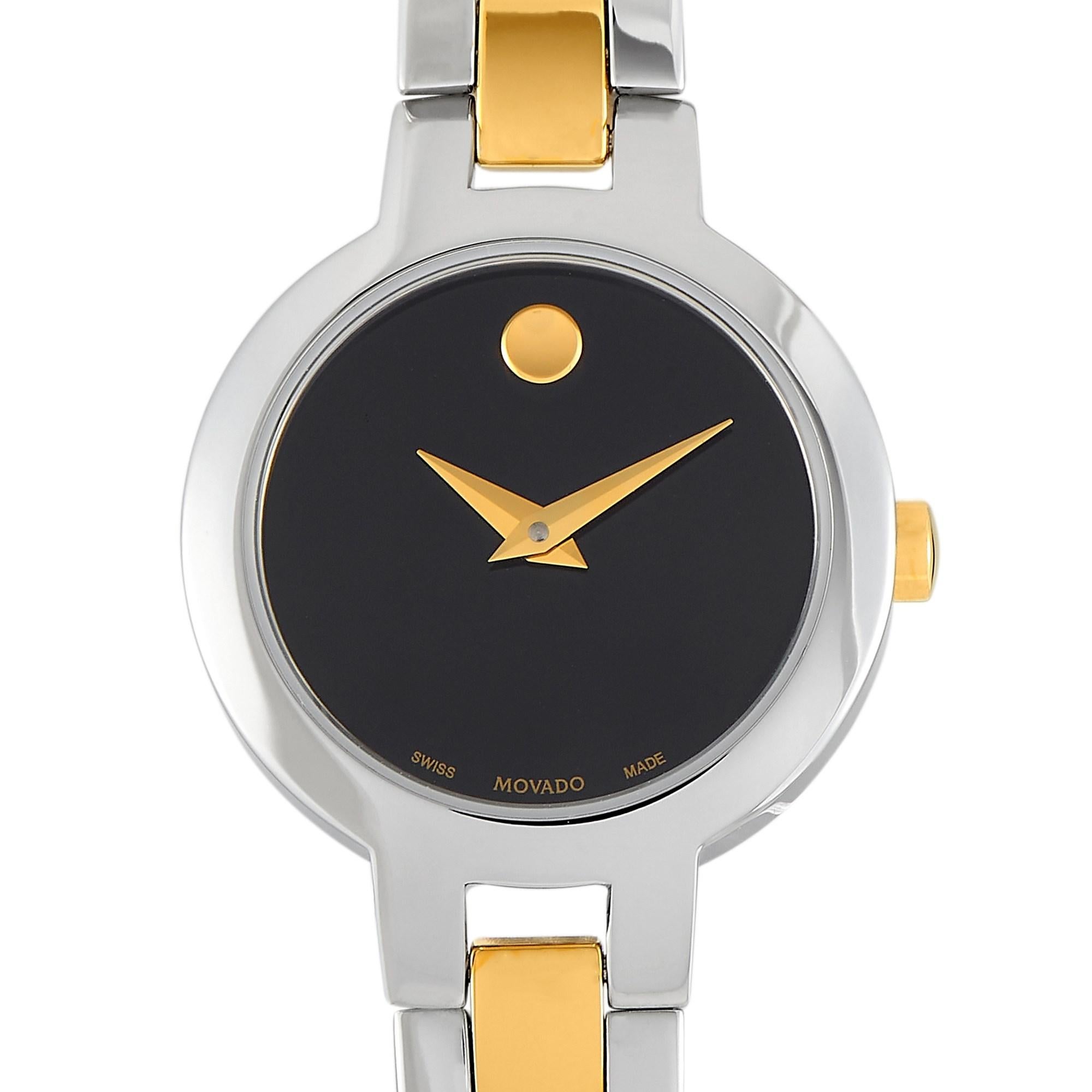 Women's Movado Amorosa Two-Tone Stainless Steel Watch MV0607184