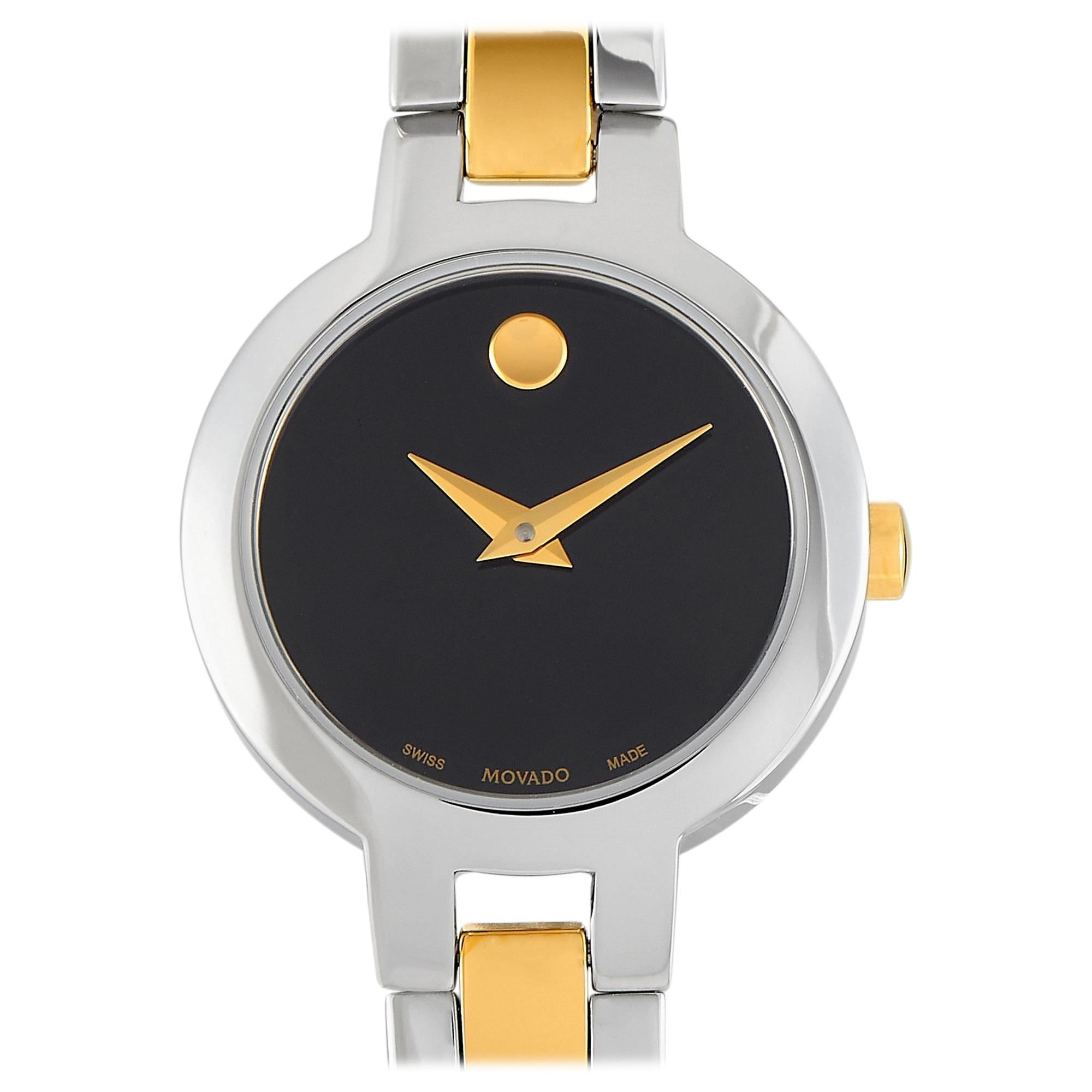 Movado Amorosa Two-Tone Stainless Steel Watch MV0607184