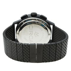 Movado Black PVD Stainless Steel Circa MO.35.1.36.1241 Men's Wristwatch 42 mm