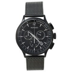 Movado Black PVD Stainless Steel Circa MO.35.1.36.1241 Men's Wristwatch 42 mm