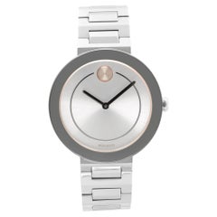 Movado Bold Orologio da donna al quarzo con quadrante argentato 3600497