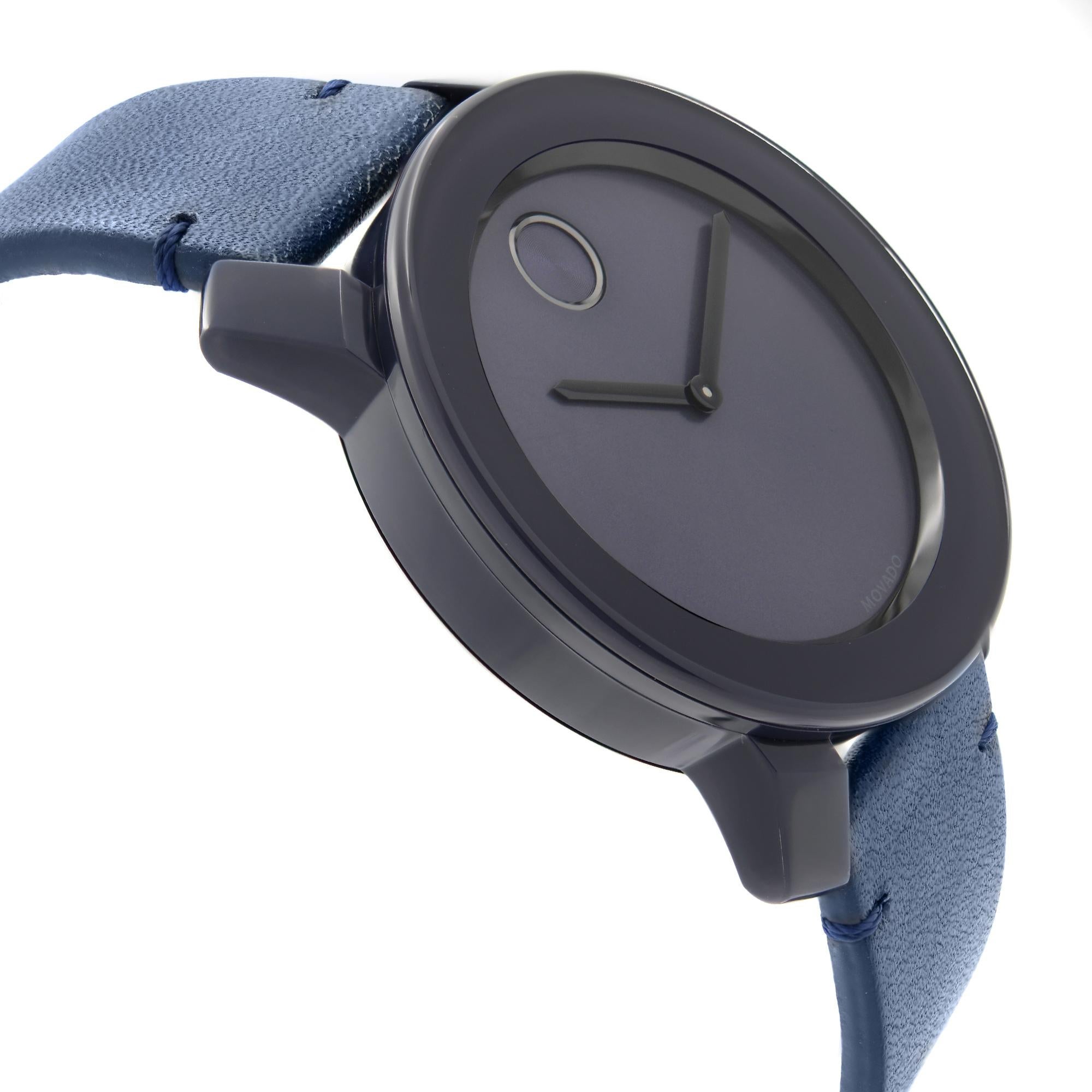 movado bold blue